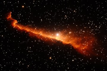 Poster - Vibrant cosmic nebula glowing in the vastness of space captured through advanced telescopic lenses