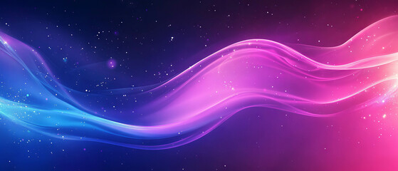 Poster - Colorful sparks and flowing banners create a captivating abstract background of vibrant energy
