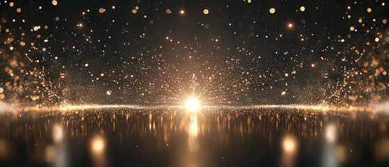 Poster - Dynamic display of vibrant sparks creating a lively atmosphere in an abstract setting