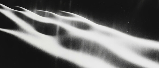 Poster - Abstract dust overlay with light patterns set against a dark background