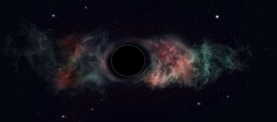 Wall Mural - deep space alien black hole