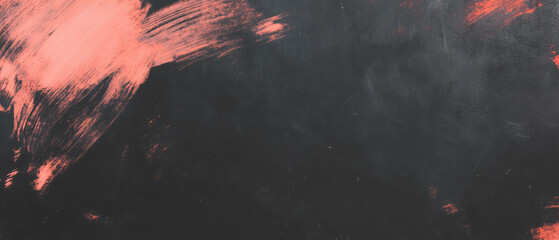Poster - brushstrokes overlay creating texture on a dark background with hints of subtle colors