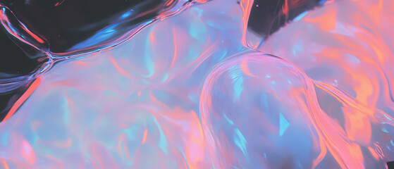 Fototapete - Dynamic bubbles overlay with dramatic lighting and shadows on a black background