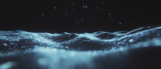 Poster - Exploration of dusty surfaces illuminated by focused light creating central clarity