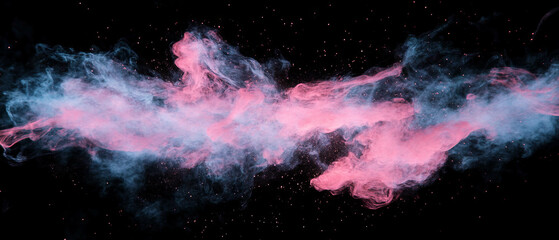 Poster - Dynamic fireworks display with whistling sound and vibrant colors against a dark background
