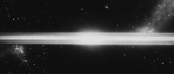 Poster - Gradient dust density overlay with smooth transition on black background