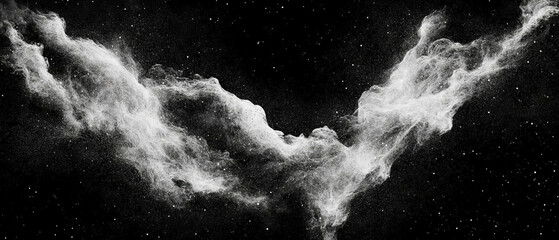 Poster - Highly detailed spark particles create an intricate overlay against a black background