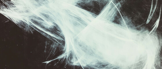 Poster - Overlay texture with light scratches and worn appearance on a black background