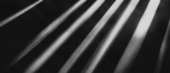 Poster - Partially transparent dust overlay creating depth on a black background with subtle light effects