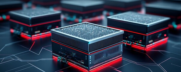 Poster - Futuristic Data Cubes on a Networked Surface