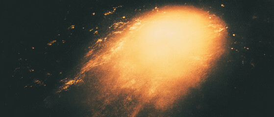 Poster - Rough textured light overlay on black background with logo space and tactile impressions