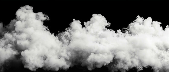 Poster - Smoke overlay texture with fog machine effect against dark background creating atmospheric depth