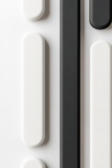 Aufkleber - Clean black horizontal dividers are evenly spaced against a white backdrop, enhancing visual organization and providing a polished look for corporate branding and presentations