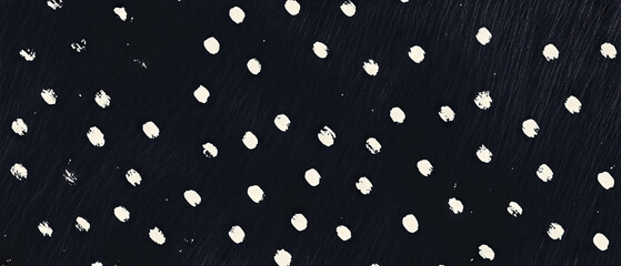 Poster - Unique line texture with dashed and dotted patterns on black background