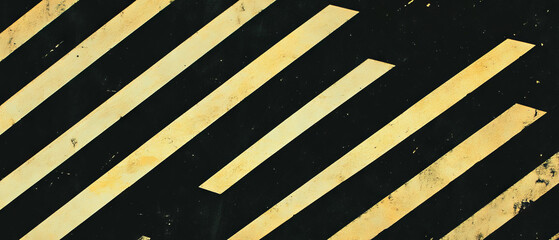 Fototapete - Dynamic diagonal line texture pattern set against a vibrant black background