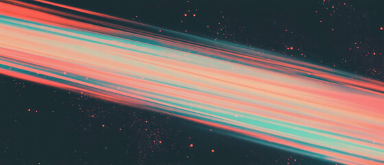 Poster - dynamic line texture with noise effect on a dark background creates a vintage atmosphere