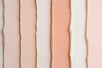 Poster - Smooth gradients create a flowing background ranging from cream to soft peach. The warm light enhances a contemporary Nordic feel, ideal for design projects or artistic displays