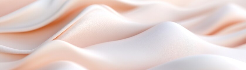 Poster - Softly glowing gradient transitions from cream to muted terracotta, creating a calming and elegant backdrop. Perfect for modern design concepts with a Nordic influence