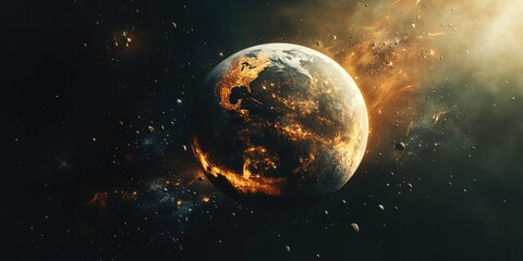 Wall Mural - Space Planet