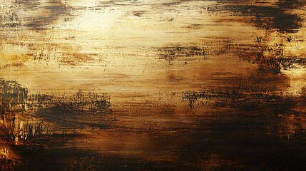 Poster - Abstract gold and brown grunge texture.