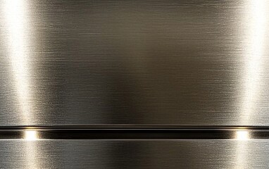 Poster - Brushed metal texture with subtle lighting.