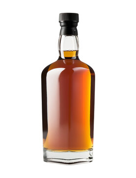 isolated whiskey bottle - bottle of alcohol