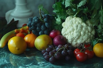 Wall Mural - Fresh Produce Assortment