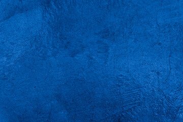 Aufkleber - Old wall pattern texture cement blue dark abstract  blue color design are light with black gradient background.