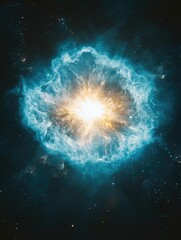 Wall Mural - Blue Star Night Sky