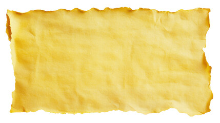 Poster - Old parchment paper with burned edges on transparent background