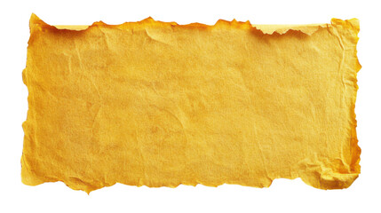 Poster - Old paper with burned edges on transparent background