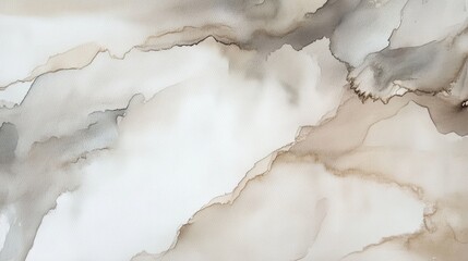 Wall Mural - A painting of a cloudy sky with a white background