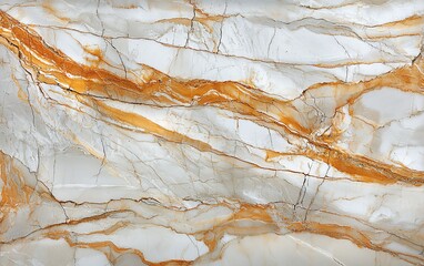 Aufkleber - White and gold marble texture.