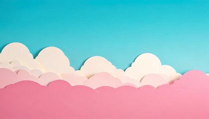 Wall Mural - cloudy and sky at winter in the illustration background
