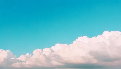 Wall Mural - cloudy and sky at winter in the illustration background