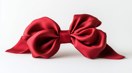 Wall Mural - A bow tied with a red ribbon