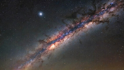 milky way space background