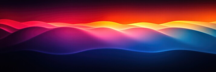 Poster - vibrant gradient background design perfect for social media posts or digital content creation