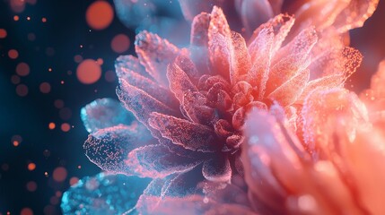 Poster - Radiant Fractal Blooming Explosions in Space with Colorful Details