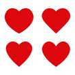 © Bogdan - Various simple red vector heart love icon