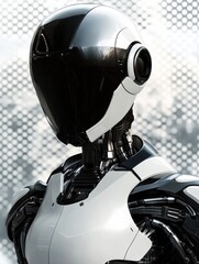 Poster - chatbot talking on transparent background, chatgpt, ai robot, artificial intelligence
