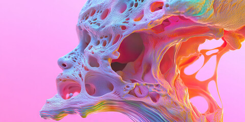 Poster - Digital Rendering of Porous Skeletal Head Profile