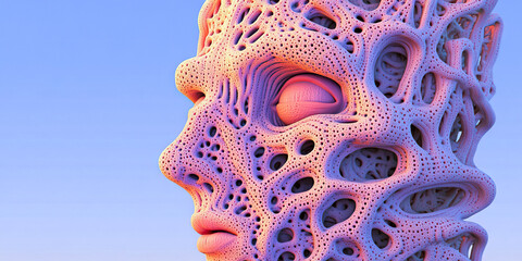 Poster - Three-Dimensional Render of Porous Head Structure