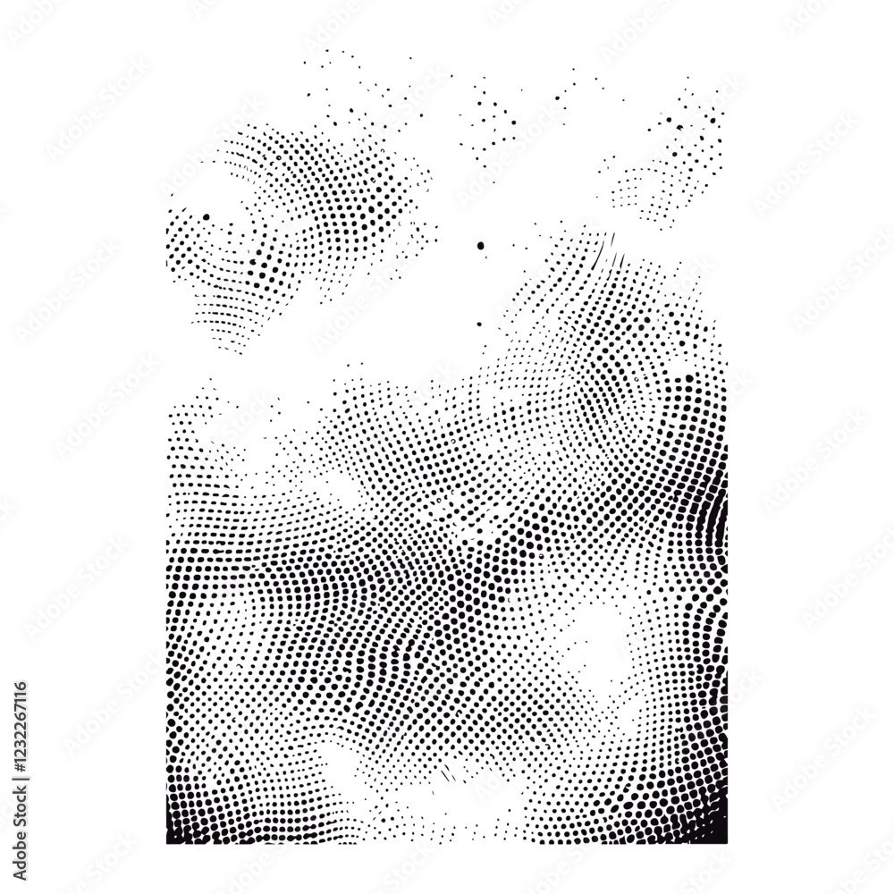 For a vintage comic backdrop, use a gradient dotted noise texture with ...