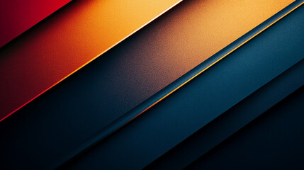 Poster - Abstract Diagonal Lines Modern Background Texture Design Red Orange Blue Dark Art Color Style Image 