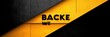 © lucky - Bold Typography Black Week Minimalist Graphic Design Black Yellow Dramatic Lighting Clean Look