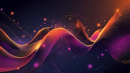 Poster - Fractal Realms of Energy and Motion in a Colorful Abstract Space