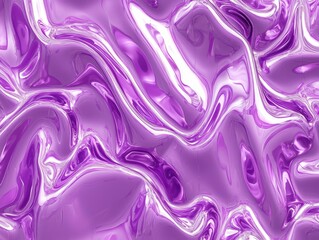 Aufkleber - Purple Liquid Metal Abstract: A mesmerizing abstract image featuring swirling, flowing patterns of vibrant purple liquid metal, creating a dynamic and luxurious visual experience.  