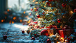 © Image Lounge - Christmas Background Of Christmas Gift Box