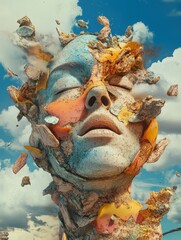 Poster - Unleashing the Power of Digital Marketing Tools: Keyword Optimization and Business Growth in Abstract Surreal Creativity